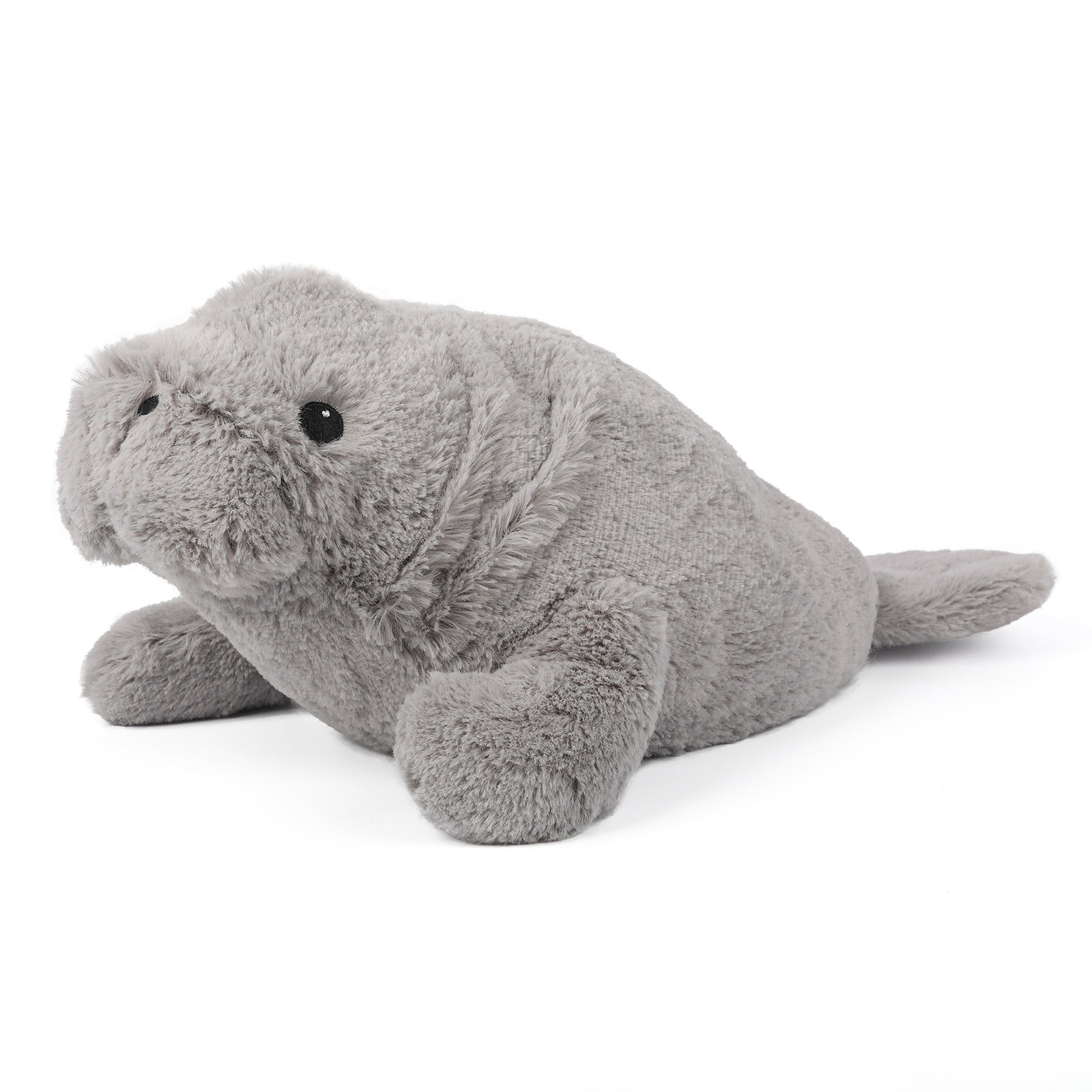 Manatee Stuffed Animals, Microwavable Stuffed Animal Adorable Fluffy Manatee Plush for Warmth Comfort, Heatable Coolable Lavender Scent Toy, Cute Soft Plushie Gift for Kids Boys Girls