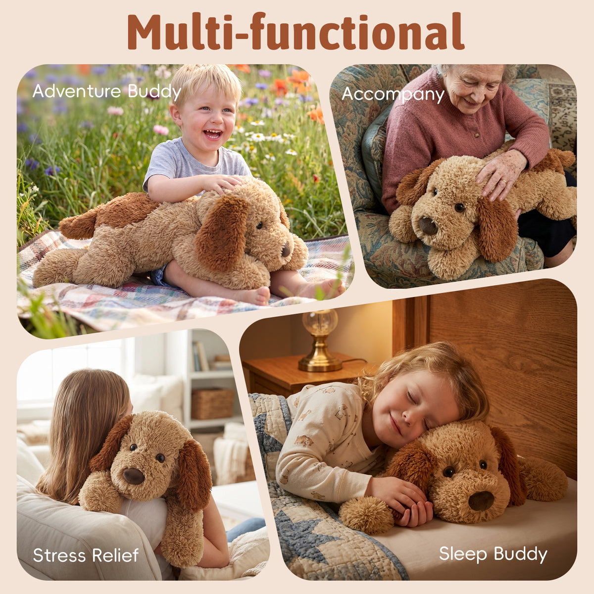 Dog Plush 24in 4.5lbs