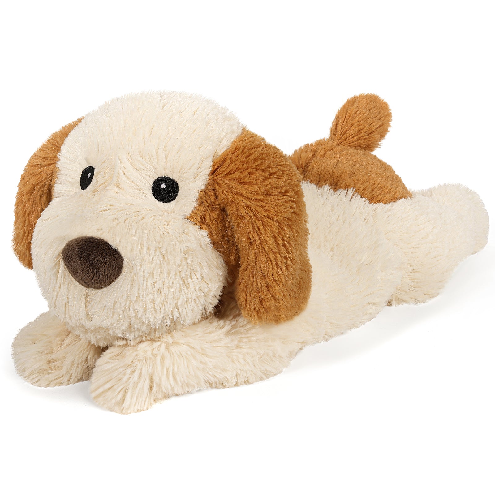 Puppy Stuffed Animals, Microwavable Stuffed Animal Adorable Fluffy Dog Plush for Warmth, Heatable & Coolable Lavender Scent Puppy Plush Toys, Cute Soft Dog Plushies for Kids & Adults Girls Boys Gifts